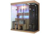 Sauna seca y sauna húmeda con ducha AT-001C